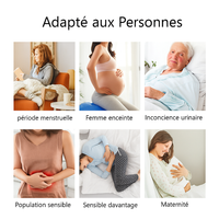 Lot de 5 serviettes hygiéniques lavables écologiques – Confort & Protection zéro déchet