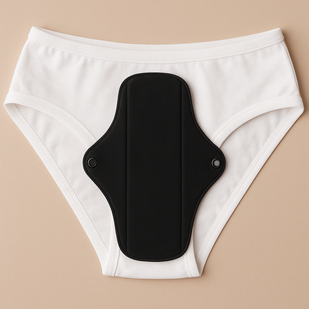 Lot de 5 serviettes hygiéniques lavables écologiques – Confort & Protection zéro déchet