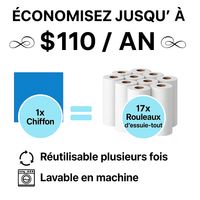 Torchons écologiques en fibre de bois- Réutilisables, lavables et compostables.