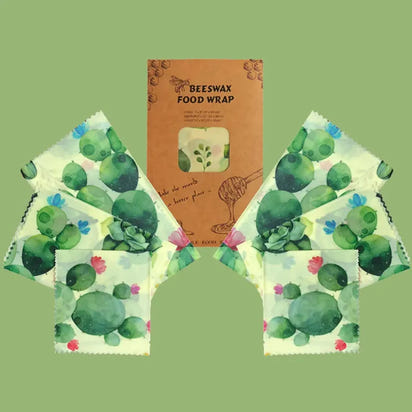 Emballage alimentaire en cire d’abeille réutilisable