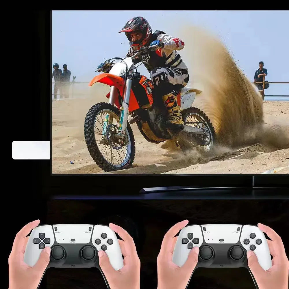 4K TV Game Stick M15 Video Game Console 64G Built in 20000 Games Wireless Controller Gamepad Retro Handheld Game Console