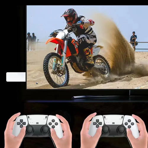 4K TV Game Stick M15 Video Game Console 64G Built in 20000 Games Wireless Controller Gamepad Retro Handheld Game Console